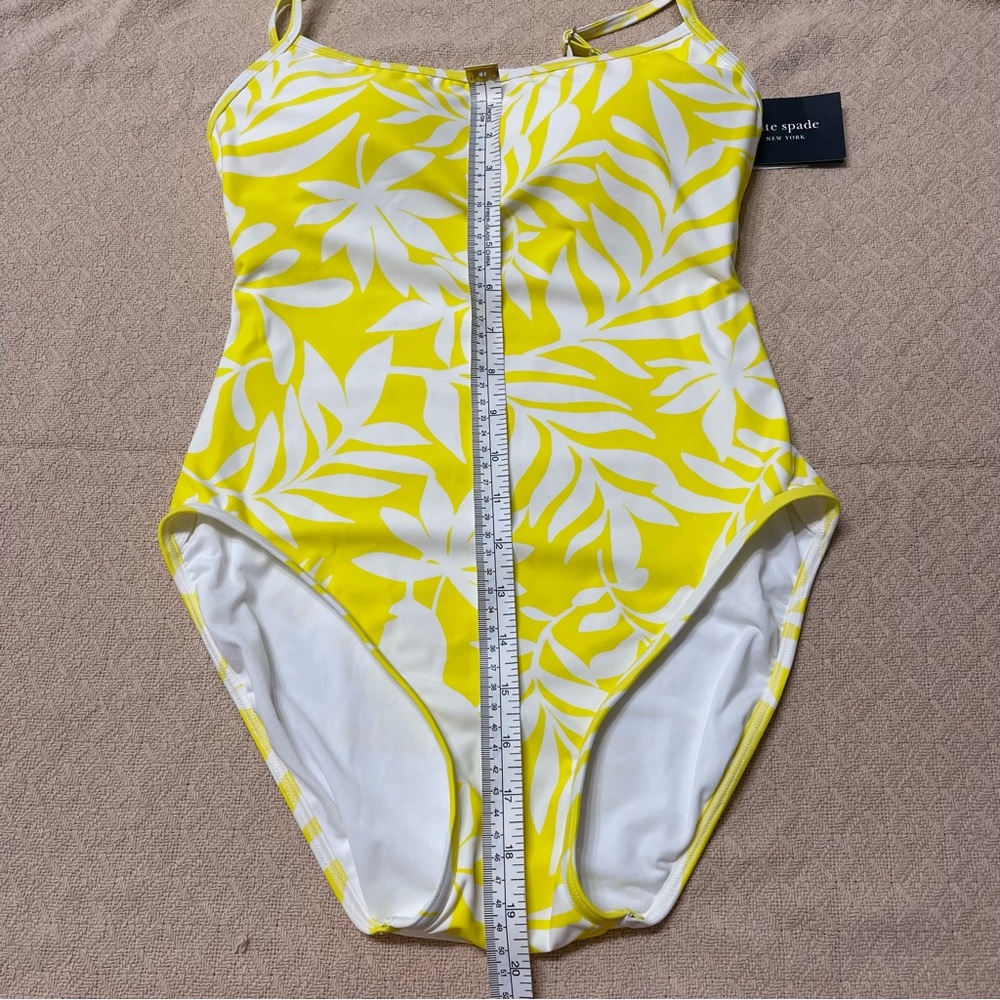 Kate Spade 1 piece yellow swimsuit